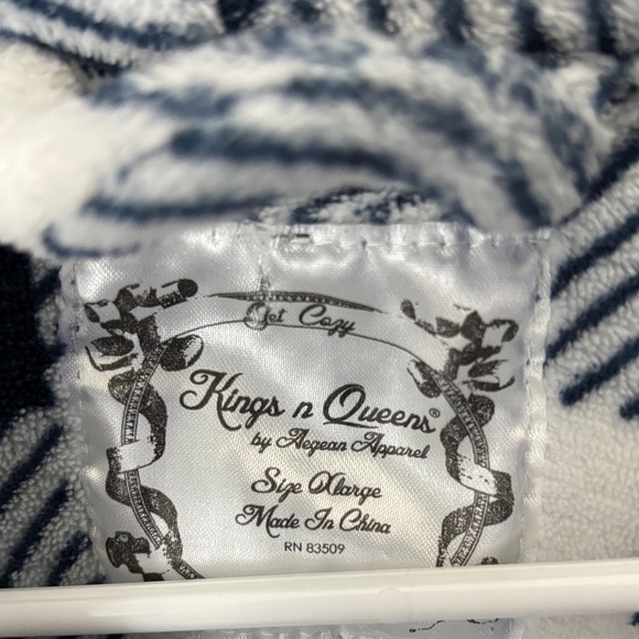 Kids Checkered Pajama Robe - Picture 2 of 6